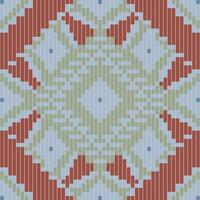 Native Abstract Seamless Geometric Patternfolk Embroidery, Aztec Geometric Ornament Print. Design for Carpet, Wallpaper, Clothing, Wrapping, Fabric vector