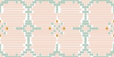 Aztec Pixel Arabic Paper Patternfolk Embroidery, Aztec Geometric Ornament Print. Design for Carpet, Wallpaper, Clothing, Wrapping, Fabric vector