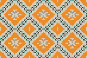 Turkish Abstract Geometric Pattern Designfolk Embroidery, Aztec Geometric Ornament Print. Design for Carpet, Wallpaper, Clothing, Wrapping, Fabric vector