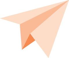 illustration of paper aircraft with flat design style vector