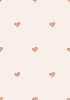 A seamless pattern with soft pink hearts on a beige background, blending romance and minimalism. Bohemian baby pattern vector