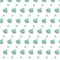 Seamless Mint Green Heart Pattern vector