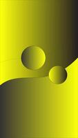 abstract motion background with yellow circles video