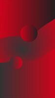 abstract red motion background with circles and a black line video