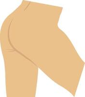 Hips illustration with isolated background vector