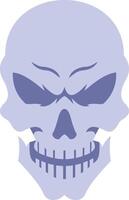 Human Head Skull illustration with isolated background vector