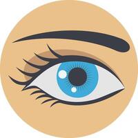 Eyesight illustration with isolated background vector