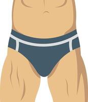 Pubic Body illustration with isolated background vector