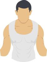 Exercise illustration with isolated background vector