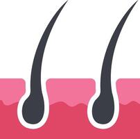 Dermis illustration with isolated background vector