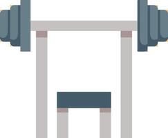 Bench illustration with isolated background vector