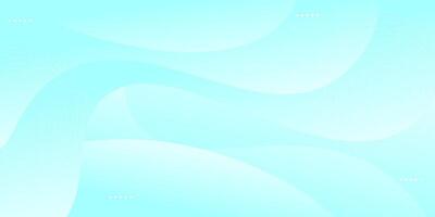 Colorful minimalist geometric background with abstract waves and soft blue gradient color on the background. Eps10 vector