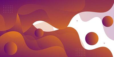 Purple and orange abstract background with simple shapes. Fresh and bright design. Popular and modern with 3d shadow concept. eps10 vector