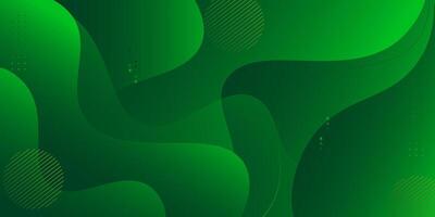 Abstract colored green background with liquid wave pattern. Trendy background concept. vector