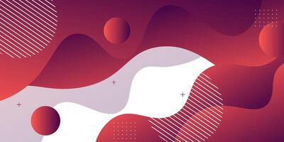 Orange and purple gradient abstract background with simple shapes. Popular and modern with 3d shadow concept. eps10 vector