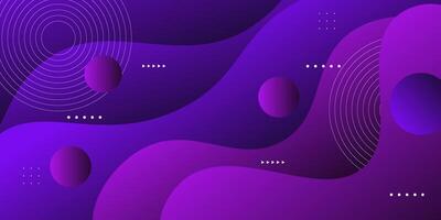 Abstract purple wave fluid 3D pattern background. Trendy geometric shape design. Eps10 vector