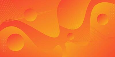 Abstract 3d fluid background with light orange gradient color in the background. eps10 vector