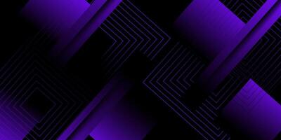 Abstract overlapping square 3D background with gradient purple color design. Trendy pattern with stripes. Eps10 vector