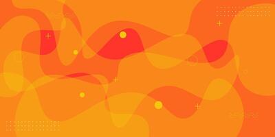 Abstract colorful orange wave pattern background. Modern concept background design. Eps10 vector