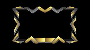 Stream Overlay twitch overlay Game Gold Snake Overlay transparent background video
