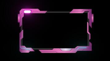 Pink Bot Stream Overlay twitch overlay Game Overlay transparent background video