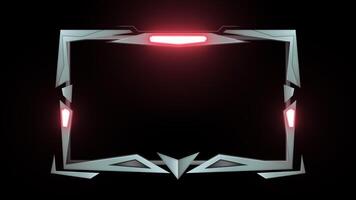 Robot Stream Overlay twitch overlay Game Overlay transparent background video