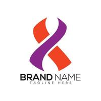 Abstract Colorful Ribbon Icon or Logo Design Template vector