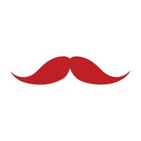Abstract Man Mustachio Icon or Logo Design Template vector