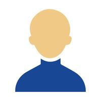 Abstract Simple Person Figure Icon or Logo Design Template vector
