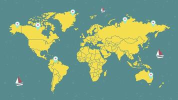 Animated Earth with diverse people surrounding it, global unity for World Population Day. A vibrant and engaging animation representing humanity, growth, an awareness of population related issue video