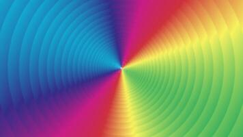rainbow mesmerizing endless abstract spiral animation in seamless loop. Perfect for backgrounds, visual effects, and motion design projects. High-quality 4K footage for hypnotic and dynamic visuals. video