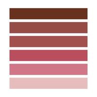Pink and Brown Color Palette vector