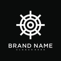 Target logo design, abstract and unique vector