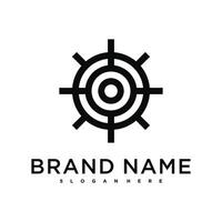 Target logo icon design abstract vector