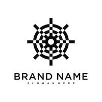 Target logo design, abstract symbol vector