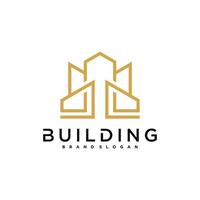 building logo design vector