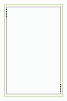 Simple line frames with double stroke. Easily editable edges with editable line thickness. vector