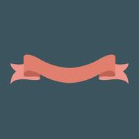 blank red flag text space in flat design vector