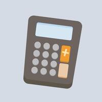 calculator tool in flat design vector