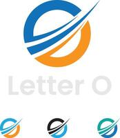 Letter O Growth Logo Design vector
