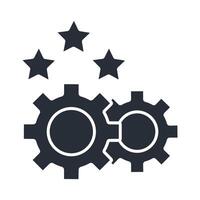 satisfaction icons isolated on White Background. Flat style design vector