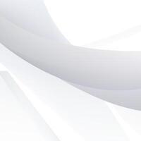 Abstract grey white color wave curve lines background. Wallpaper design vector