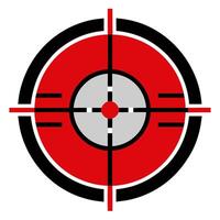 Precision Reticle for Aim and Shooting Interfaces vector