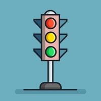 Traffic Light symbol vector