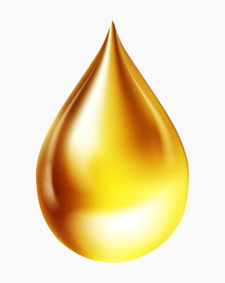 drip Olive oil falling realistic drop. Natural honey or syrup realistic transparent droplet, essence falling drop or organic oil. Gradient Mesh