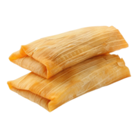 Two pieces of tamales on transparent background png