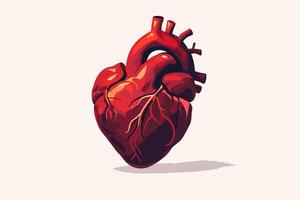 Big Heart valentine isolated vector