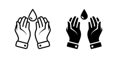 Ablution icon set. for mobile concept and web design on white background vector