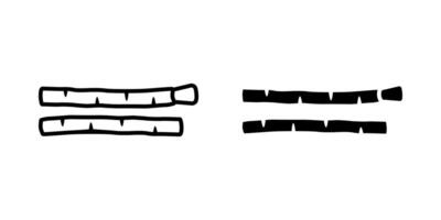 Miswak icon set. for mobile concept and web design on white background vector