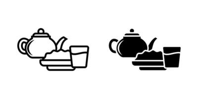 Food icon set. for mobile concept and web design on white background vector